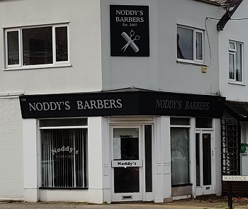 Noddy's Barber Shop Showing Exterior View Of Premises